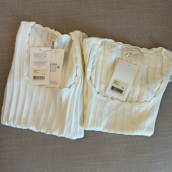 NWT Sezane Anil Jumper - Ecru Ivory Cream French Sweater Knit Top Soft Caus - Picture 7 of 12